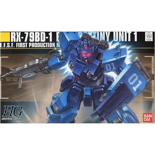 [4573102609724] GUNDAM HGUC -080- RX-79BD-1 Blue Destiny Unit 1/144
