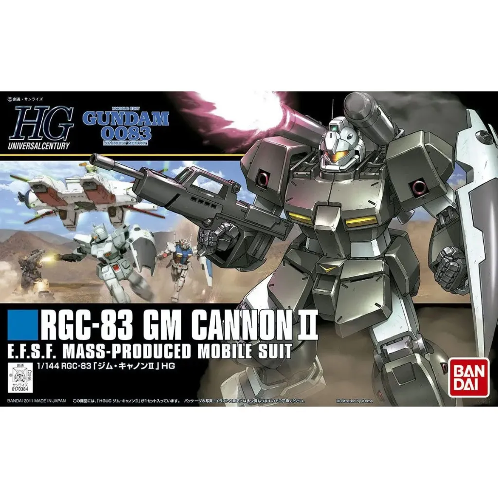 [4573102618214] GUNDAM HGUC -125- RGC-83 GM Cannon II 1/144