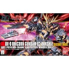 [4573102579836] GUNDAM HGUC -134- RX-0 Unicorn Gundam 02 Banshee (Destroy Mode) 1/144