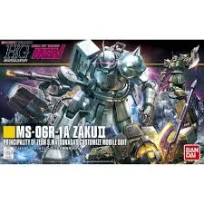 [4573102577498] GUNDAM HGUC -154- MS-06R-1A Zaku II (Shin Matsunaga Custom) 1/144