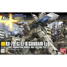 [4573102557537] GUNDAM HGUC -155- RX-79(G) Ez-8 Gundam Ez8 1/144