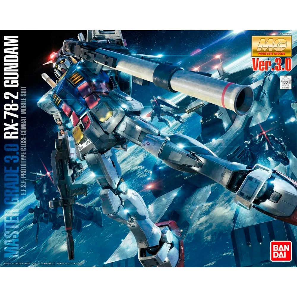 [4573102616104] GUNDAM MG -172- RX-78-2 Gundam Ver3.0 1/100