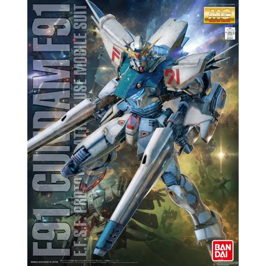 [4573102616128] GUNDAM MG -203- F91 Gundam F91 Ver2.0 1/100