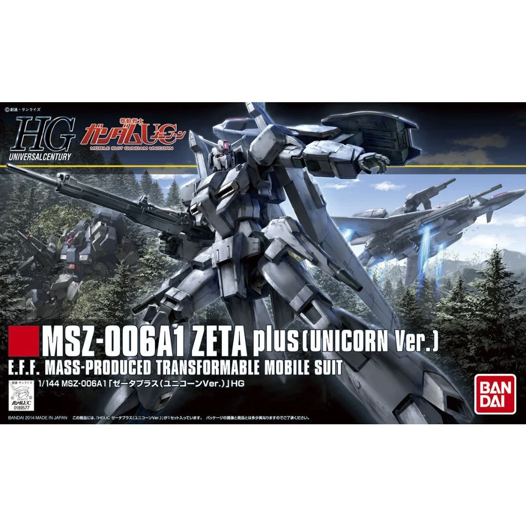 [4573102604026] GUNDAM HGUC -182- MSZ-006A1 Zeta Plus (Unicorn Ver) 1/144
