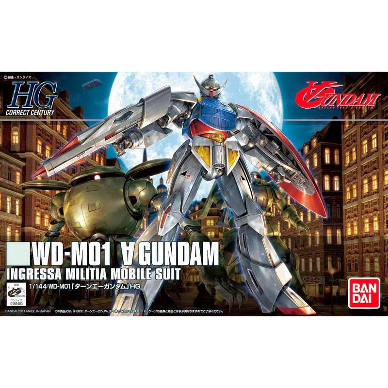 [4573102604019] GUNDAM HGUC -177- WD-M01 Turn A Gundam (HGCC) 1/144
