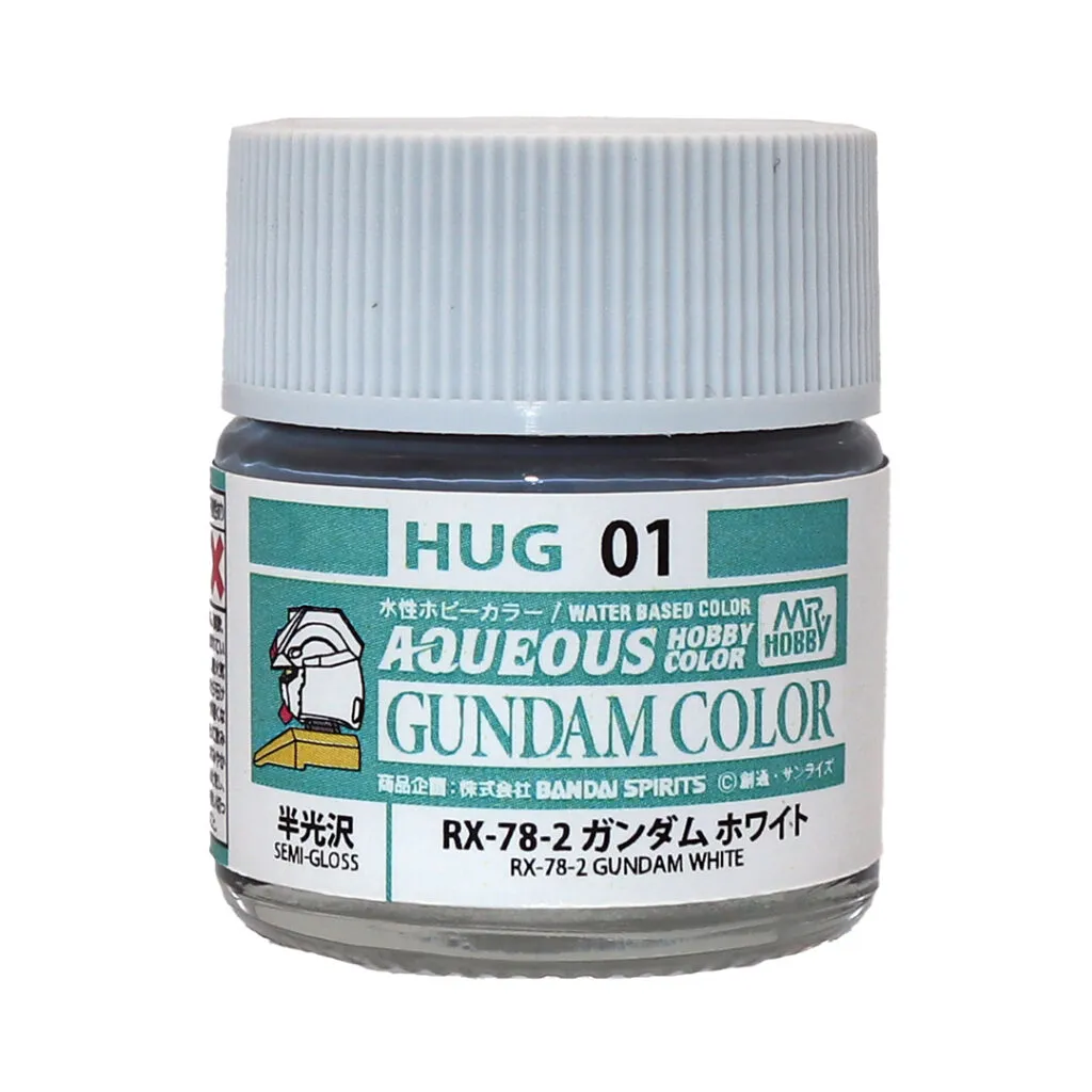 [GSI-HUG001] AQUEOUS GUNDAM COLOR -HUG001- RX-78-2 Gundam White - 10ml
