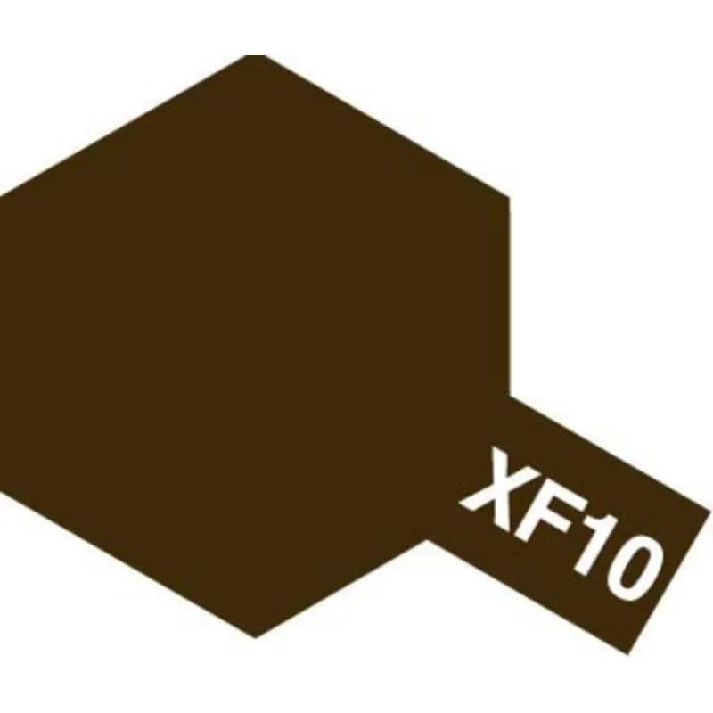 [TAM-81710] TAMIYA Acrylic Paint -XF10- Flat Brown - 10ml