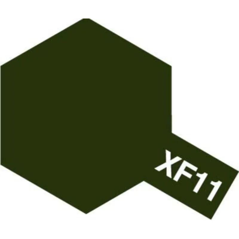 [TAM-81711] TAMIYA Acrylic Paint -XF11- Flat J.N. Green - 10ml