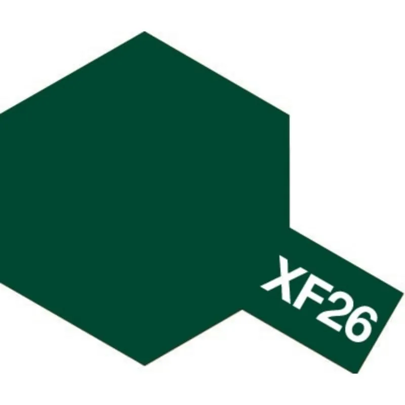 [TAM-81726] TAMIYA Acrylic Paint -XF26- Flat Deep Green - 10ml