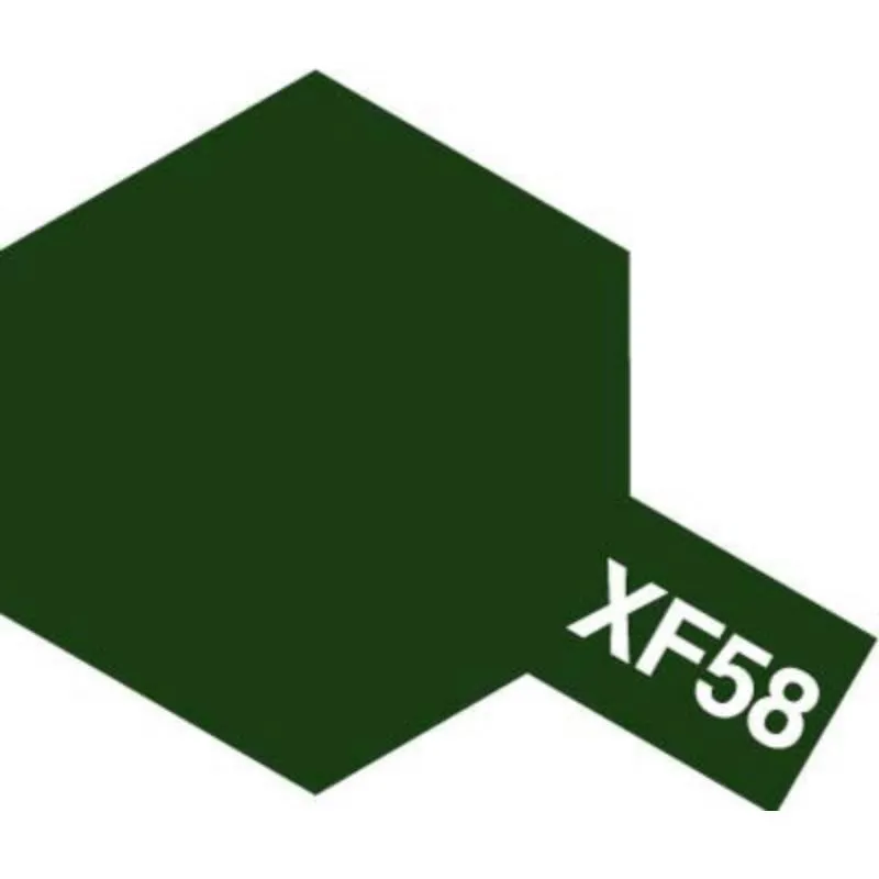 [TAM-81758] TAMIYA Acrylic Paint -XF58- Flat Olive Green - 10ml