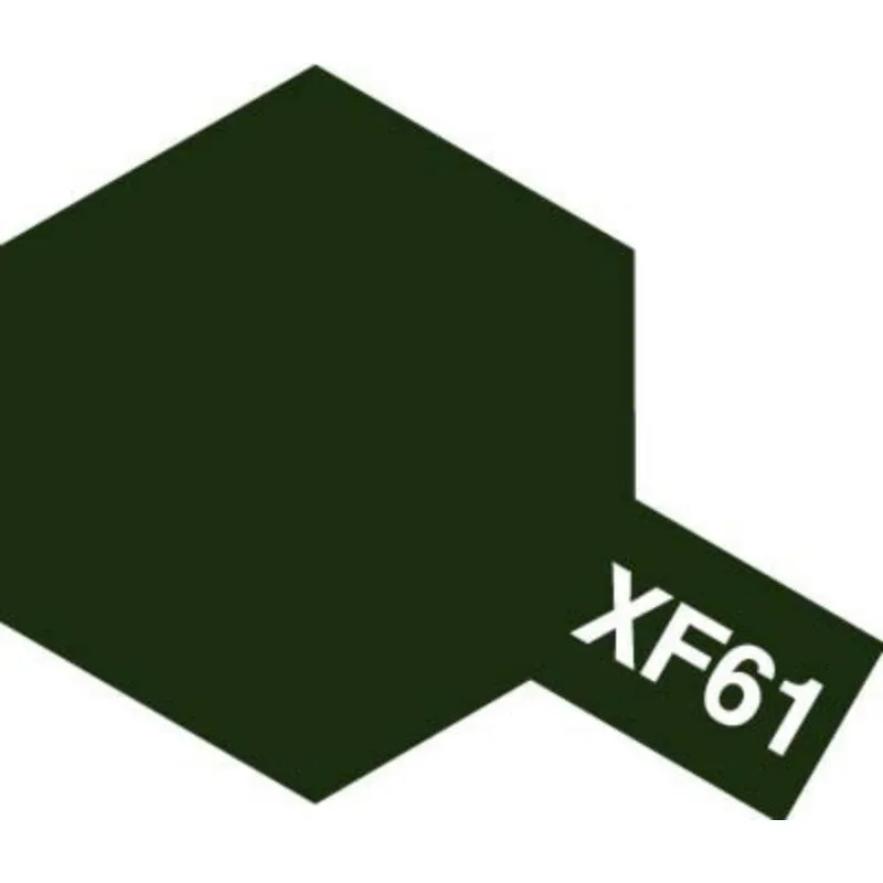 [TAM-81761] TAMIYA Acrylic Paint -XF61- Flat Dark Green - 10ml