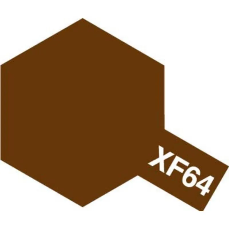 [TAM-81764] TAMIYA Acrylic Paint -XF64-  Flat Red Brown - 10ml