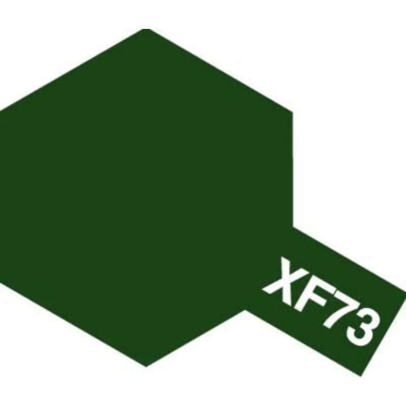 [TAM-81773] TAMIYA Acrylic Paint -XF73- Flat Dark Green (JG9DF) - 10ml