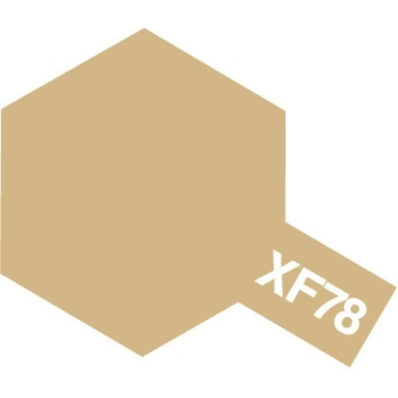 [TAM-81778] TAMIYA Acrylic Paint -XF78- Flat Wooden Deck Tan - 10ml