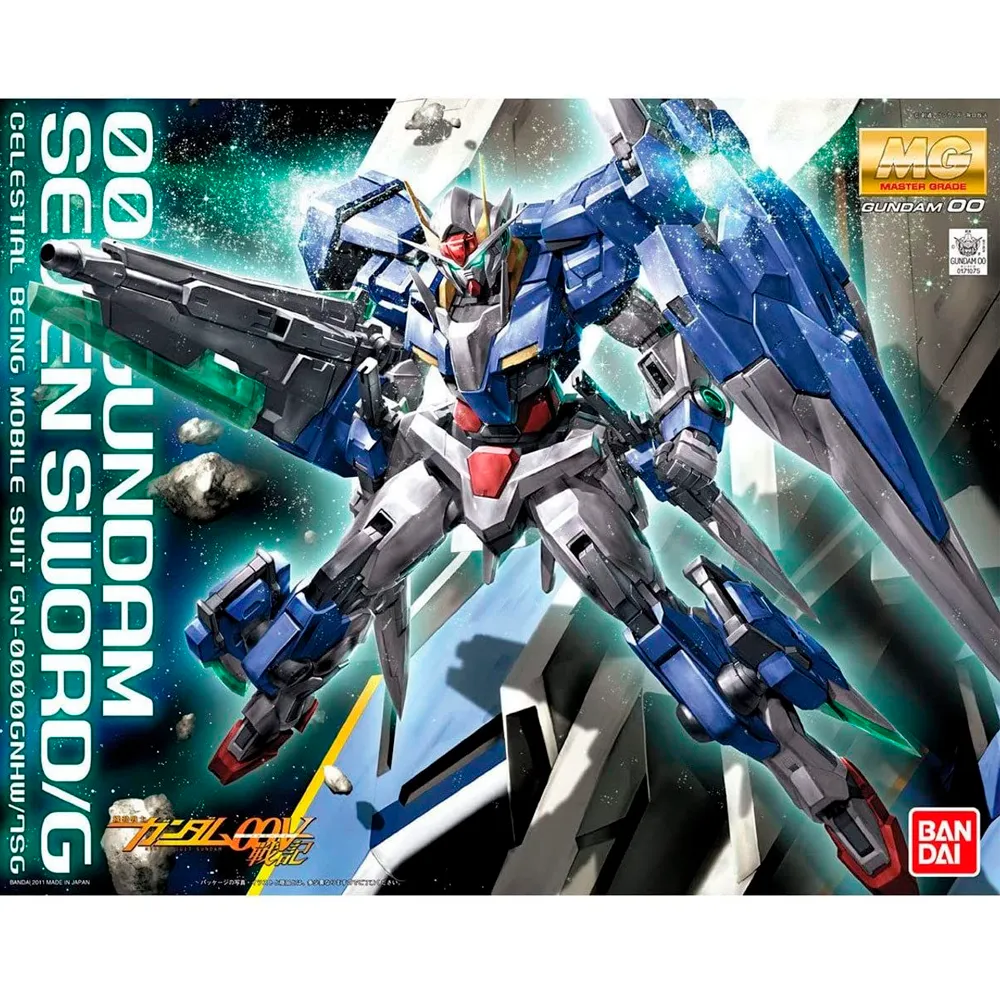 [4573102630834] GUNDAM MG -148- GN-0000GNHW/7SG 00 Gundam Seven Sword /G 1/100