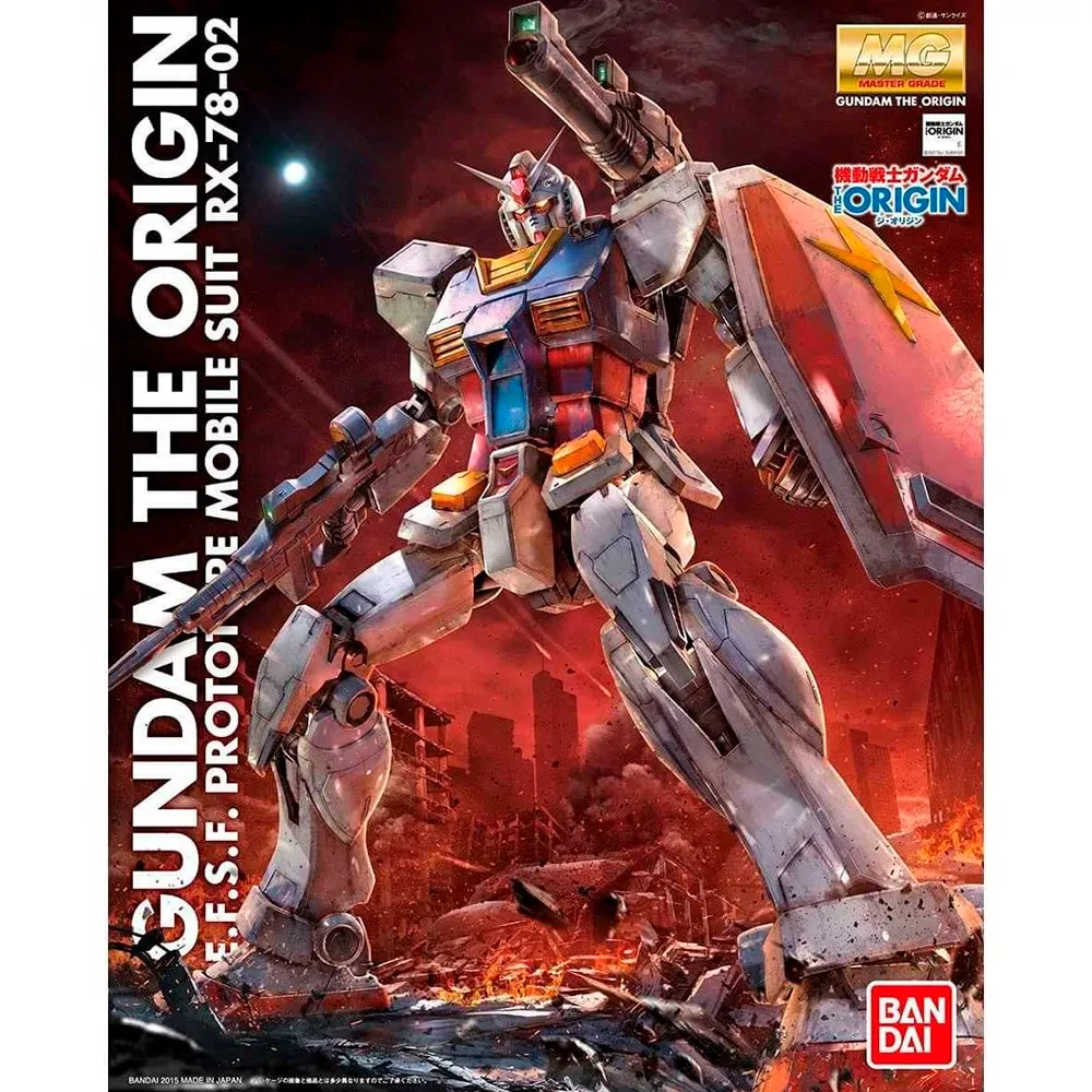 [4573102628473] GUNDAM MG -190- RX-78-02 Gundam The Origin 1/100