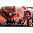 GUNDAM RG -02- MS-06S Zaku II Char Aznable Custom Model 1/144