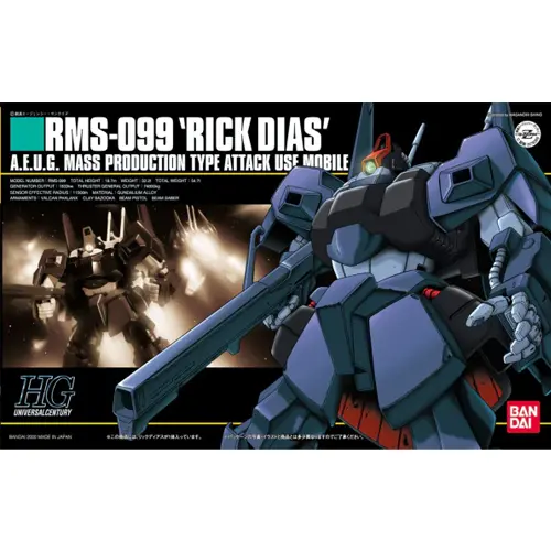 [4573102692528] GUNDAM HGUC -010- RMS-099 'Rick Dias' 1/144