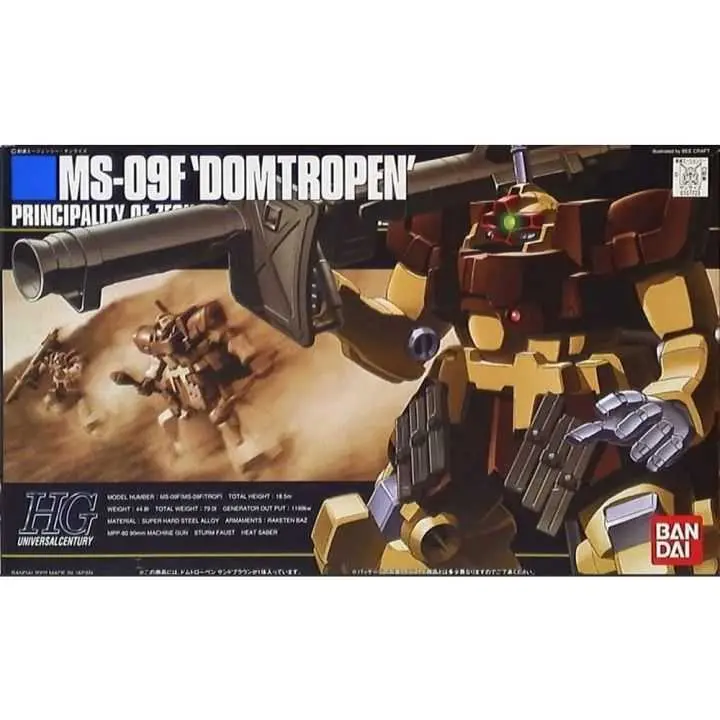 [4573102603937] GUNDAM HGUC -027- MS-09F Domtropen 1/144