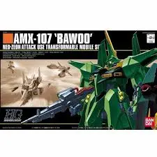 [4573102557278] GUNDAM HGUC -031- AMX-107 Bawoo 1/144