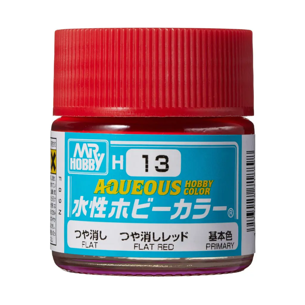 [GSI-H013] AQUEOUS -H013- Flat Red (Mr Hobby) 10ml