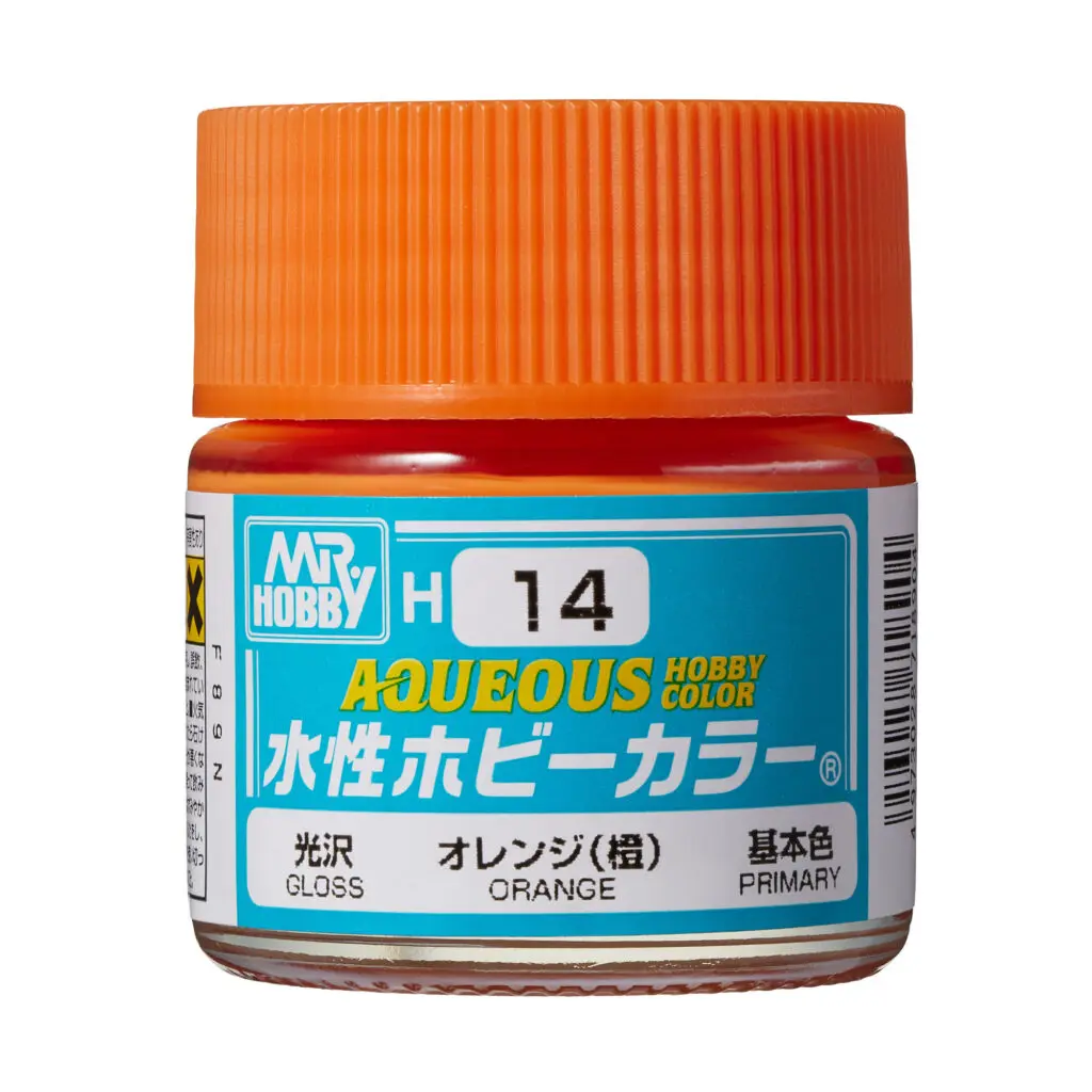 [GSI-H014] AQUEOUS -H014- Gloss Orange (Mr Hobby) 10ml