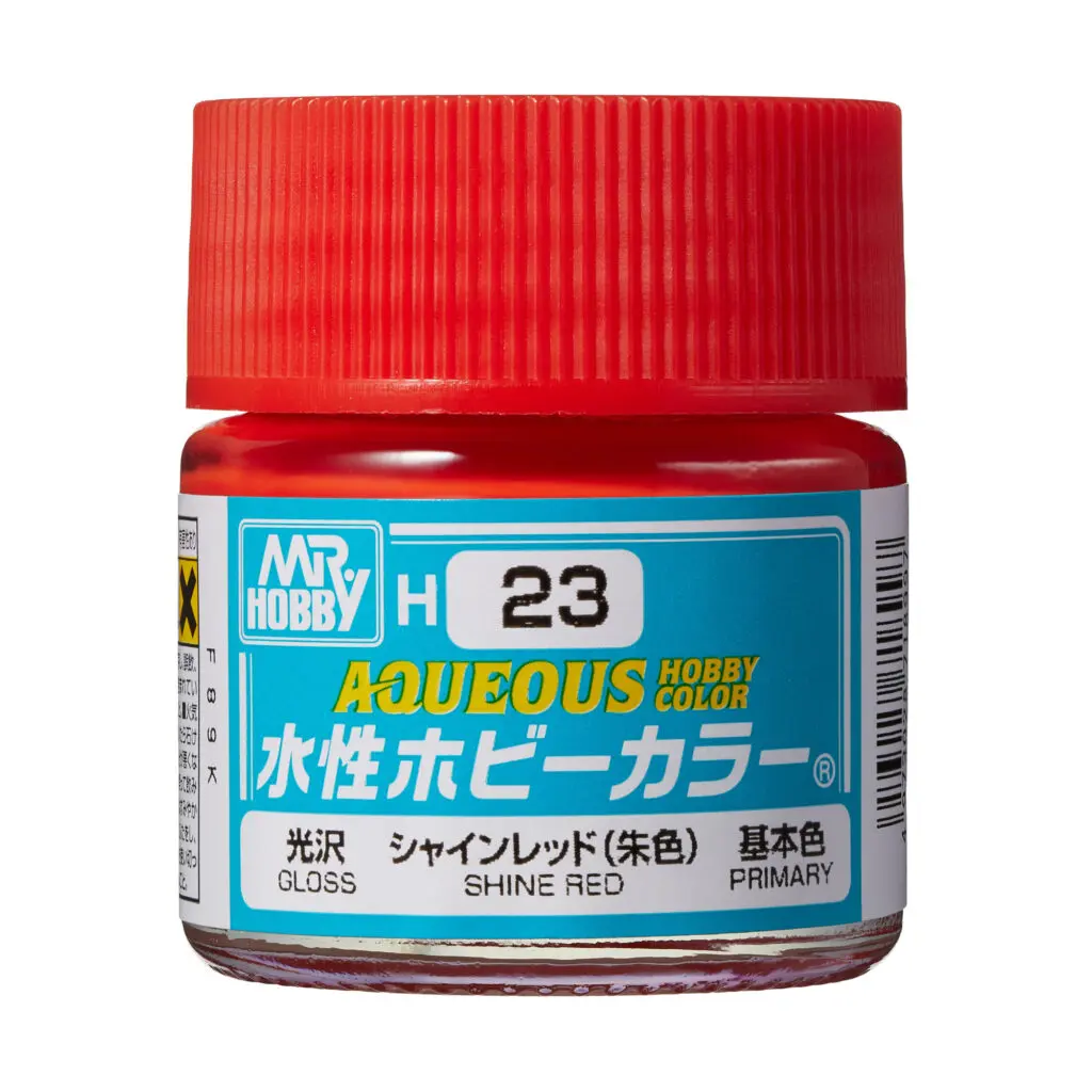 [GSI-H023] AQUEOUS -H023- Gloss Shine Red (Mr Hobby) 10ml