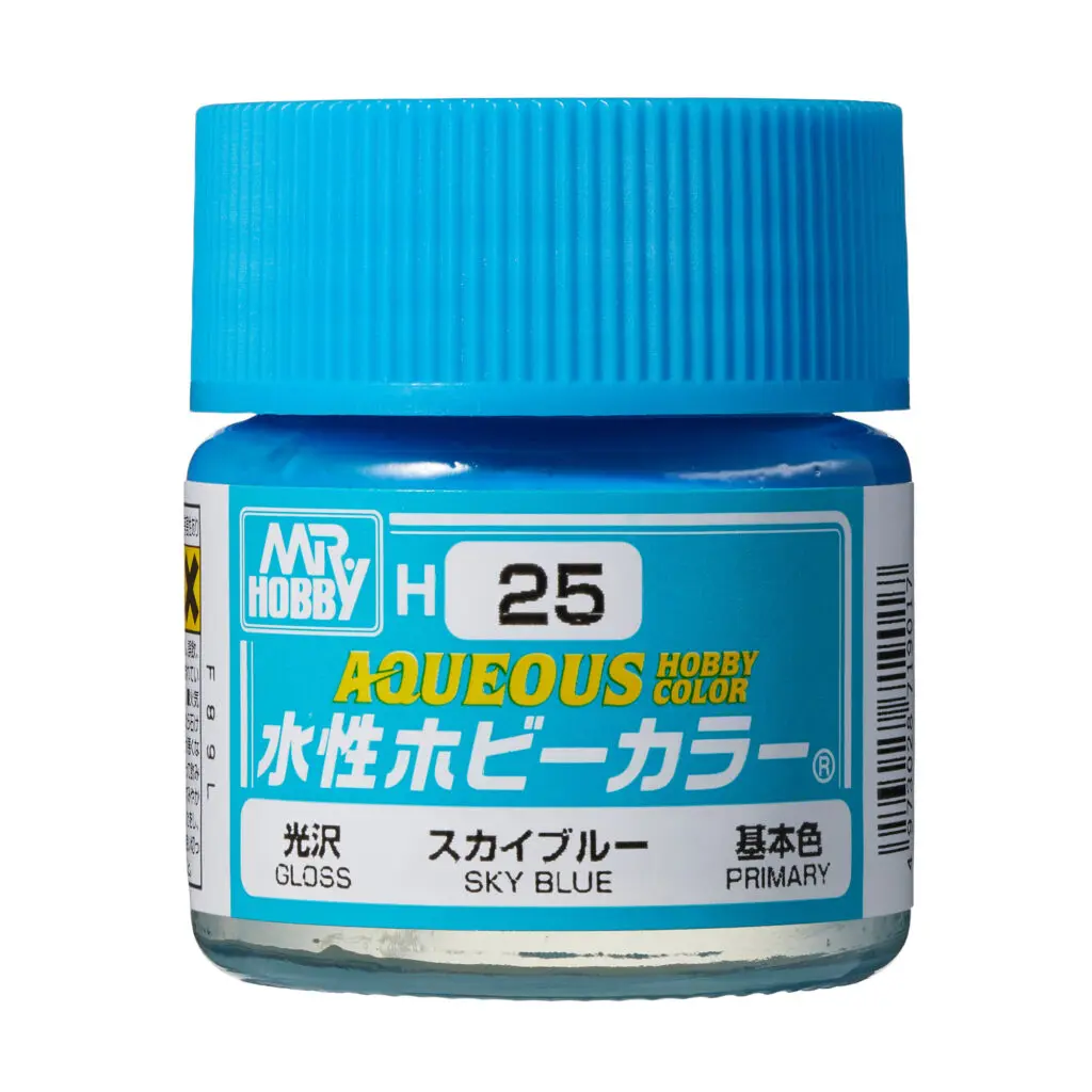 AQUEOUS -H025- Gloss Sky Blue (Mr Hobby) 10ml