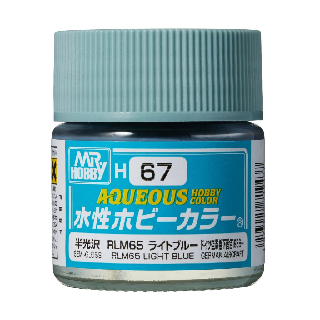 [GSI-H067] AQUEOUS -H067- Semi-Gloss RLM65 Light Blue (Mr Hobby) 10ml