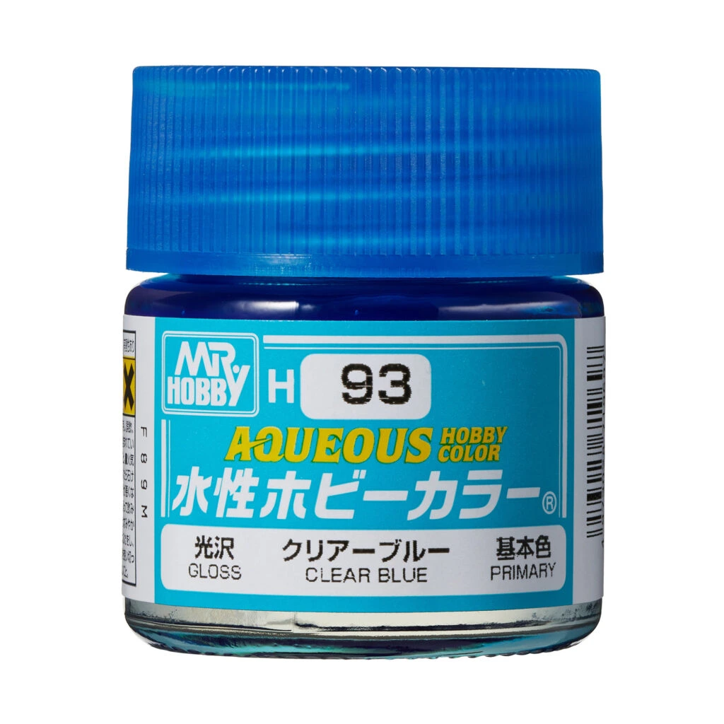 [GSI-H093] AQUEOUS -H093- Gloss Clear Blue (Mr Hobby) 10ml