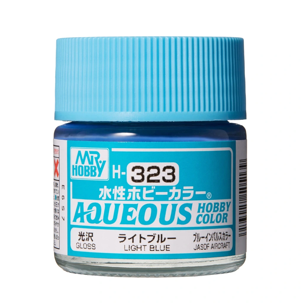[GSI-H323] AQUEOUS -H323- Semi-Gloss Light Blue (Mr Hobby) 10ml